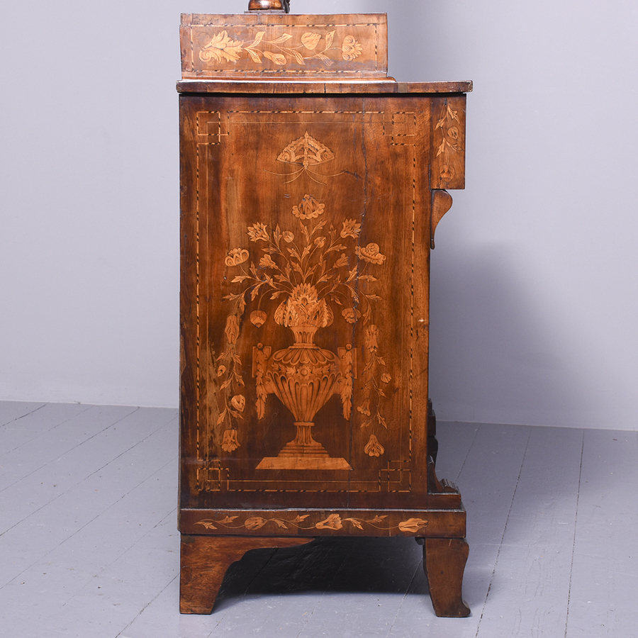 Antique Dutch Marquetry Dressing Table