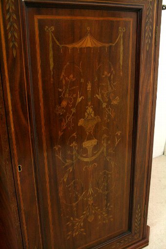 Antique Pair of George III Style Corner Cupboards