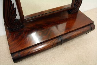 Antique Large William IV Mahogany Dressing Mirror