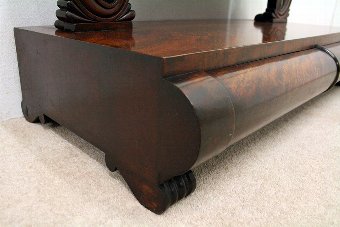 Antique Large William IV Mahogany Dressing Mirror