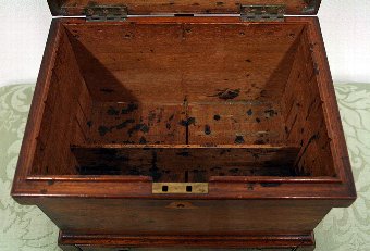 Antique Unusual Mahogany Stationery Box