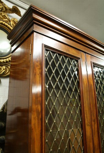 Antique George IV Mahogany 6 Door Bookcase