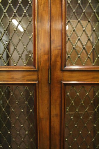 Antique George IV Mahogany 6 Door Bookcase