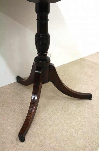 Antique George IV Mahogany Snap Top Occasional Table