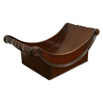 Rare George III Mahogany Cheese Coaster