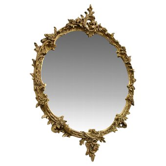 Chippendale Style Gilt Wall Mirror