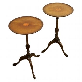 Matched Pair of Edwardian Wine Tables