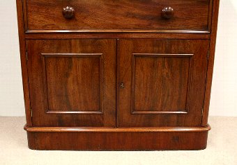 Antique Victorian Mahogany Chest of Drawers/Side Cabinet
