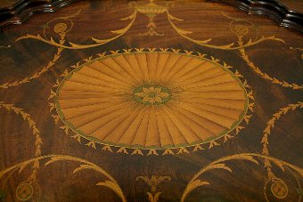 Antique Sheraton Style Mahogany Tray
