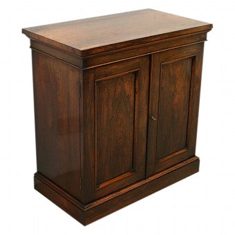 William IV Rosewood Two Door Cabinet