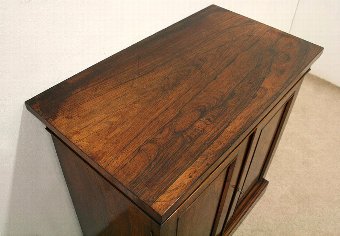Antique William IV Rosewood Two Door Cabinet