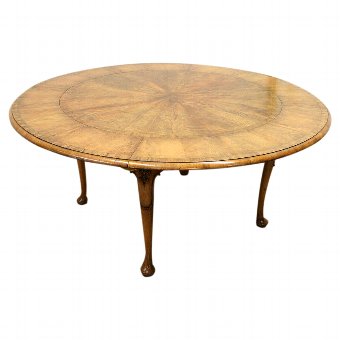 Walnut Circular Dining Table