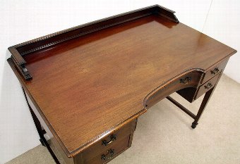 Antique Sheraton Revival Mahogany Dressing Table/Side Table
