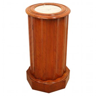 Victorian Cylindrical Bedside Cabinet/Pot Cupboard