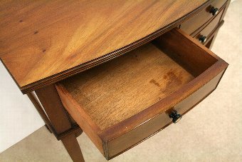 Antique Mahogany Bow Front Side Table
