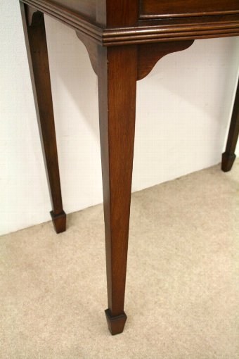 Antique Mahogany Bow Front Side Table