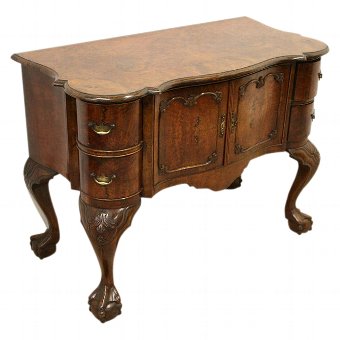 Dutch Burr Walnut Side Cabinet