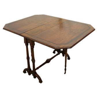 Antique Aesthetic Movement Pollard Oak Sutherland Tea Table