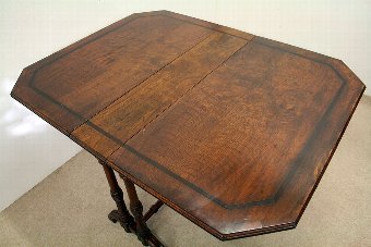 Antique Aesthetic Movement Pollard Oak Sutherland Tea Table