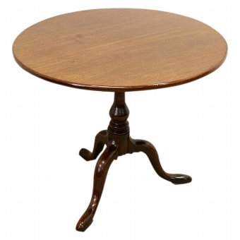 George III Style Mahogany Snap Top Occasional Table
