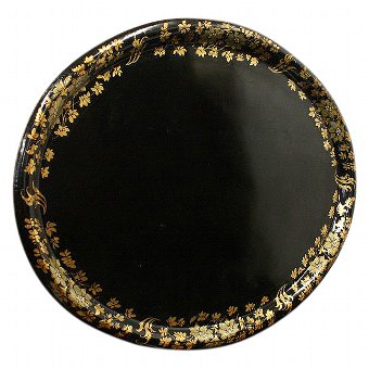 Large Victorian Toleware Tray