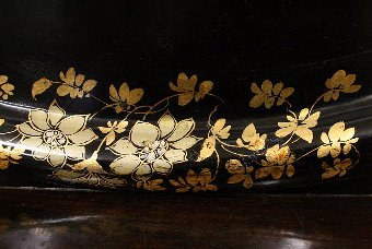 Antique Large Victorian Toleware Tray