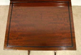 Antique George III Style Quartetto Nest of Mahogany Occasional Tables