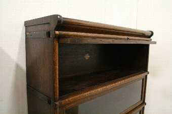 Antique Pair of Globe Wernicke Oak Sectional/Stacker Bookcases