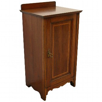 Sheraton Style Mahogany Bedside Cabinet