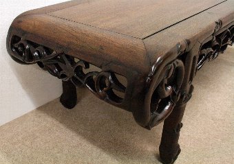 Antique Chinese Rosewood Low Kang Table