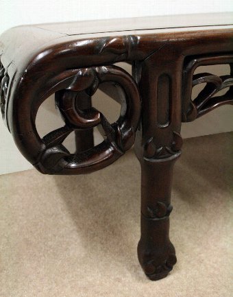 Antique Chinese Rosewood Low Kang Table