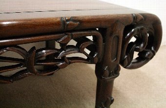 Antique Chinese Rosewood Low Kang Table