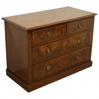 Small Walnut Chest of Drawers