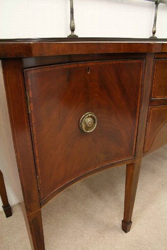 Antique George III Mahogany Serpentine Sideboard