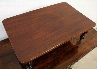 Antique Victorian Mahogany Tray Table