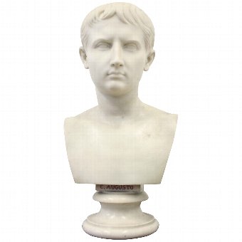 Victorian Marble Bust of Caesar