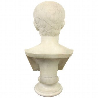 Antique Victorian Marble Bust of Caesar