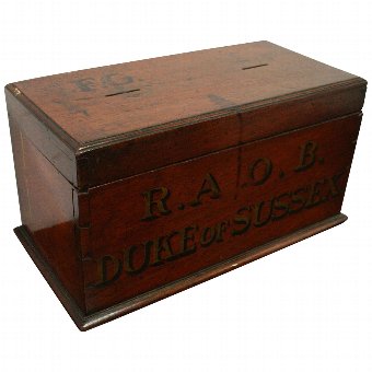 Mahogany Ballot Box