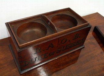 Antique Mahogany Ballot Box