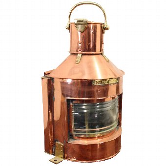 Copper and Brass Ships Lantern