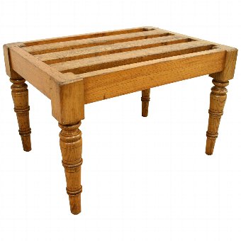 Late Victorian Elm Luggage Rack