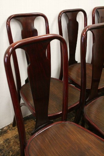 Antique Set of 10 Thonet Bentwood Chairs