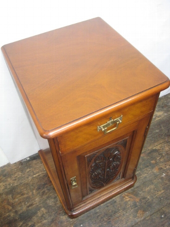 Antique Pair of Late Victorian Mahogany Bedside Cabinets