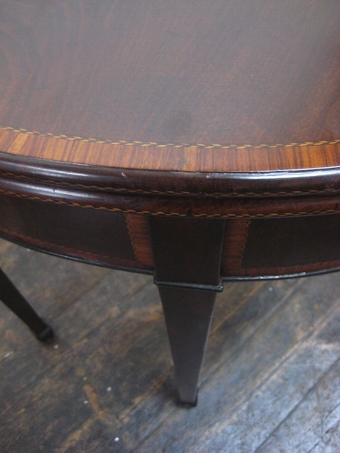 Antique George III Mahogany Foldover Tea Table