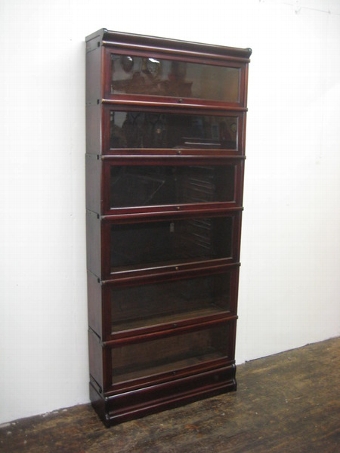 Globe Wernicke Style Mahogany Sectional/Stacker Bookcase