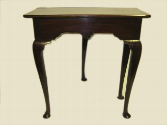 Antique George III Scottish Mahogany Foldover Tea Table