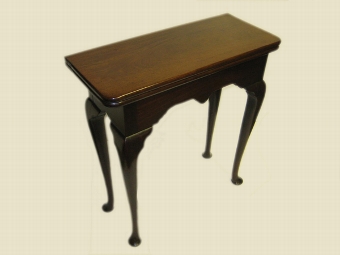 George III Scottish Mahogany Foldover Tea Table