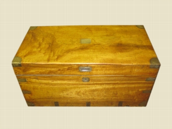 Antique Fully Restored Solid Camphor Wood Chest