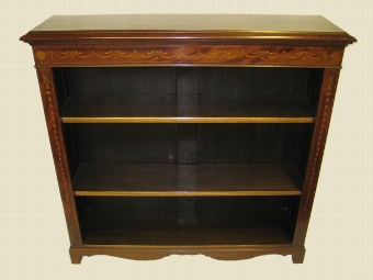 Antique Sheraton Style Mahogany Bookcase
