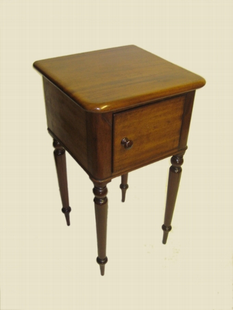 Mid Victorian Mahogany Bedside Cabinet